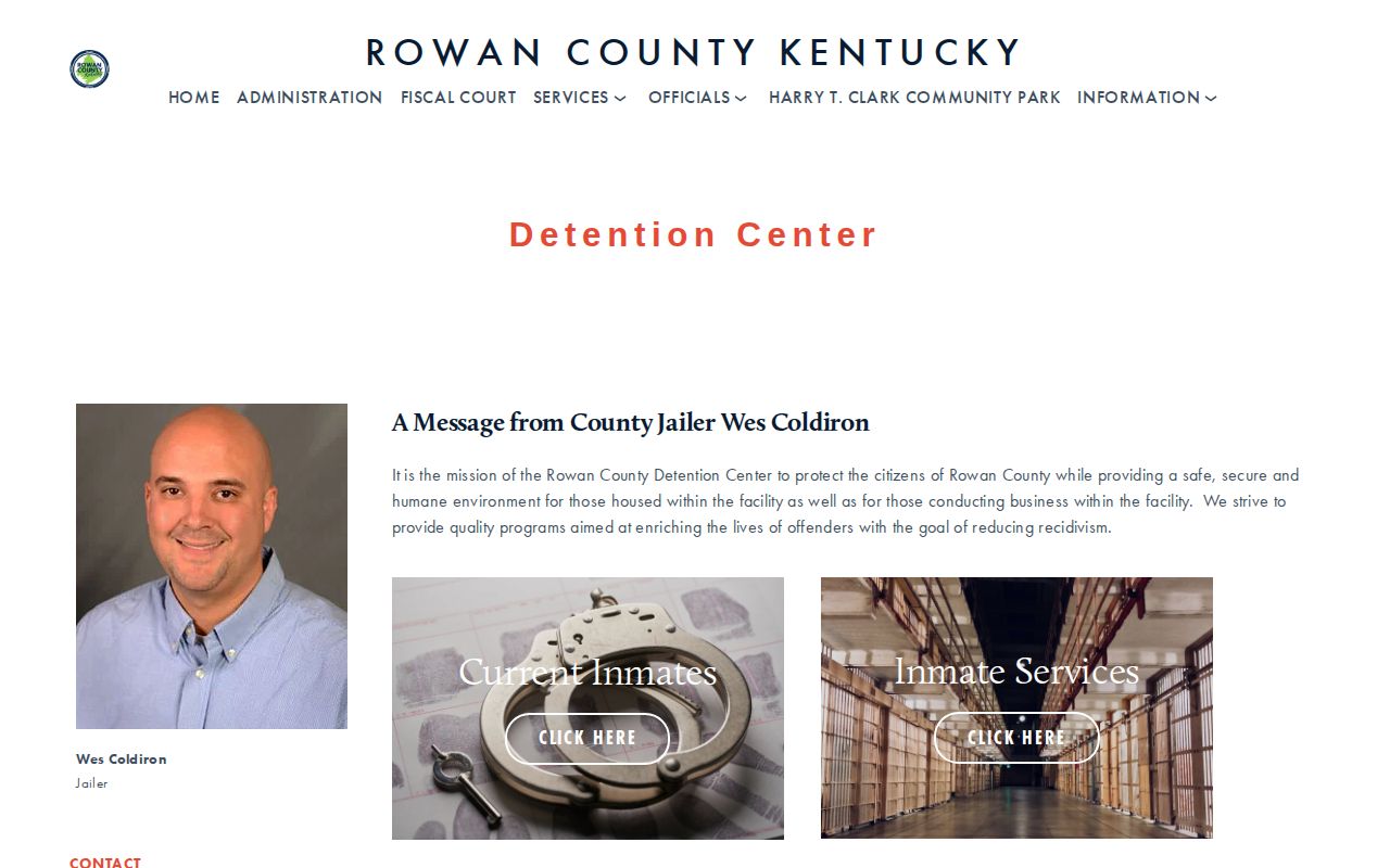 Rowan current inmate source for Elliott County release checks